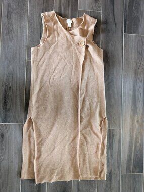 Chico’s 100% Wool Sleeveless Sweater Dress 🧥🤍 (Size 0 / 41” Length)